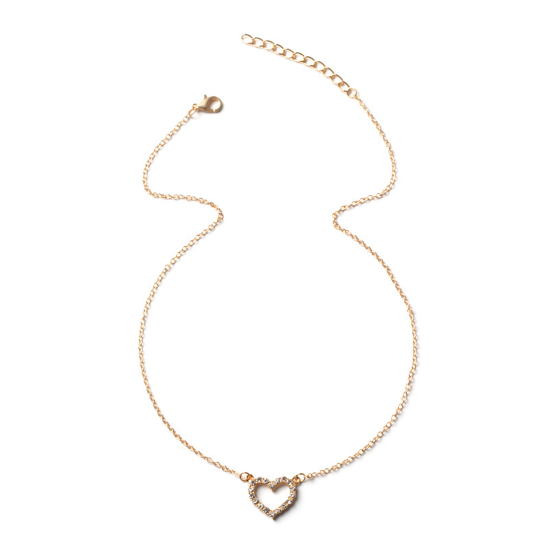 love clavicle necklace